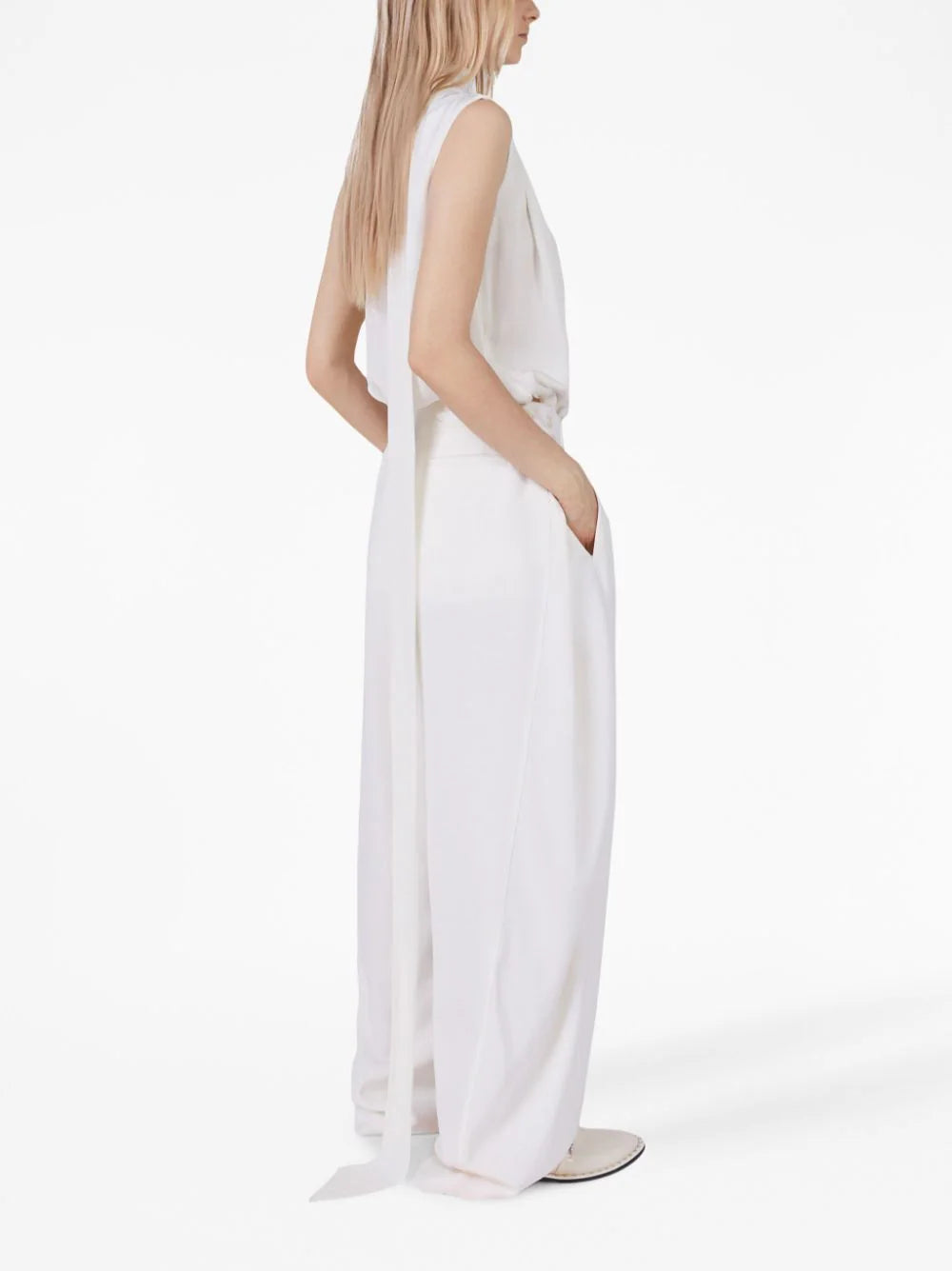 Stella McCartney one-shoulder neck-strap blouse - Image 3