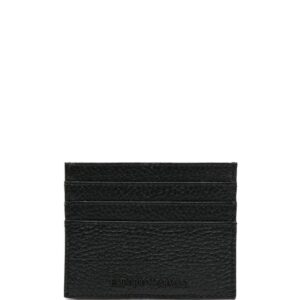 Emporio Armani logo-debossed leather cardholder