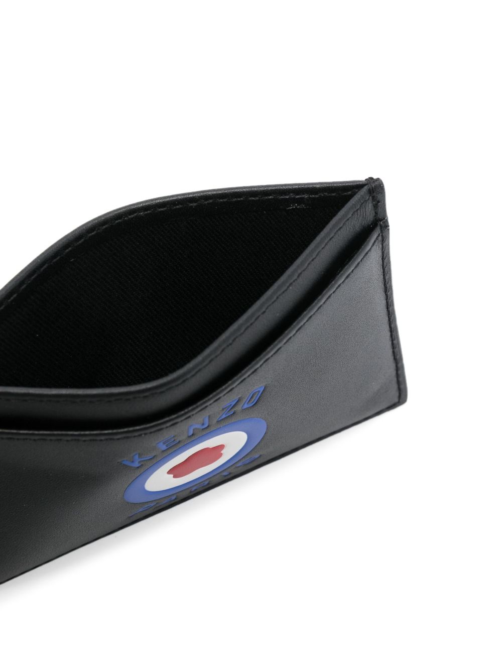 Kenzo Target logo-print leather cardholder - Image 3