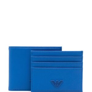 Emporio Armani logo-plaque leather wallet