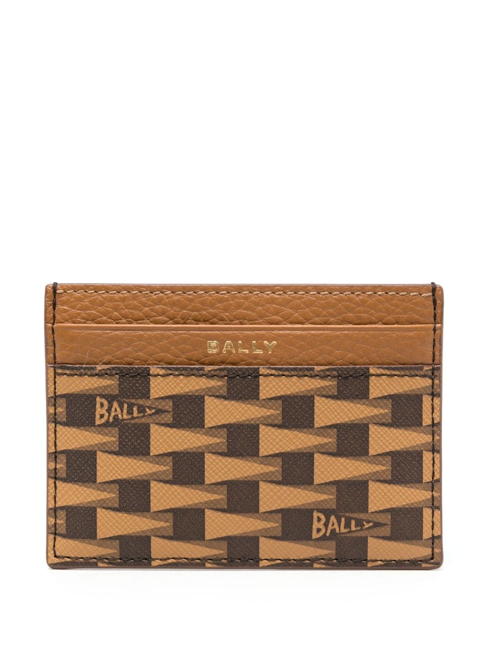 Bally Pennant leather cardholder
