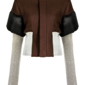 Rick Owens cropped panelled jacket