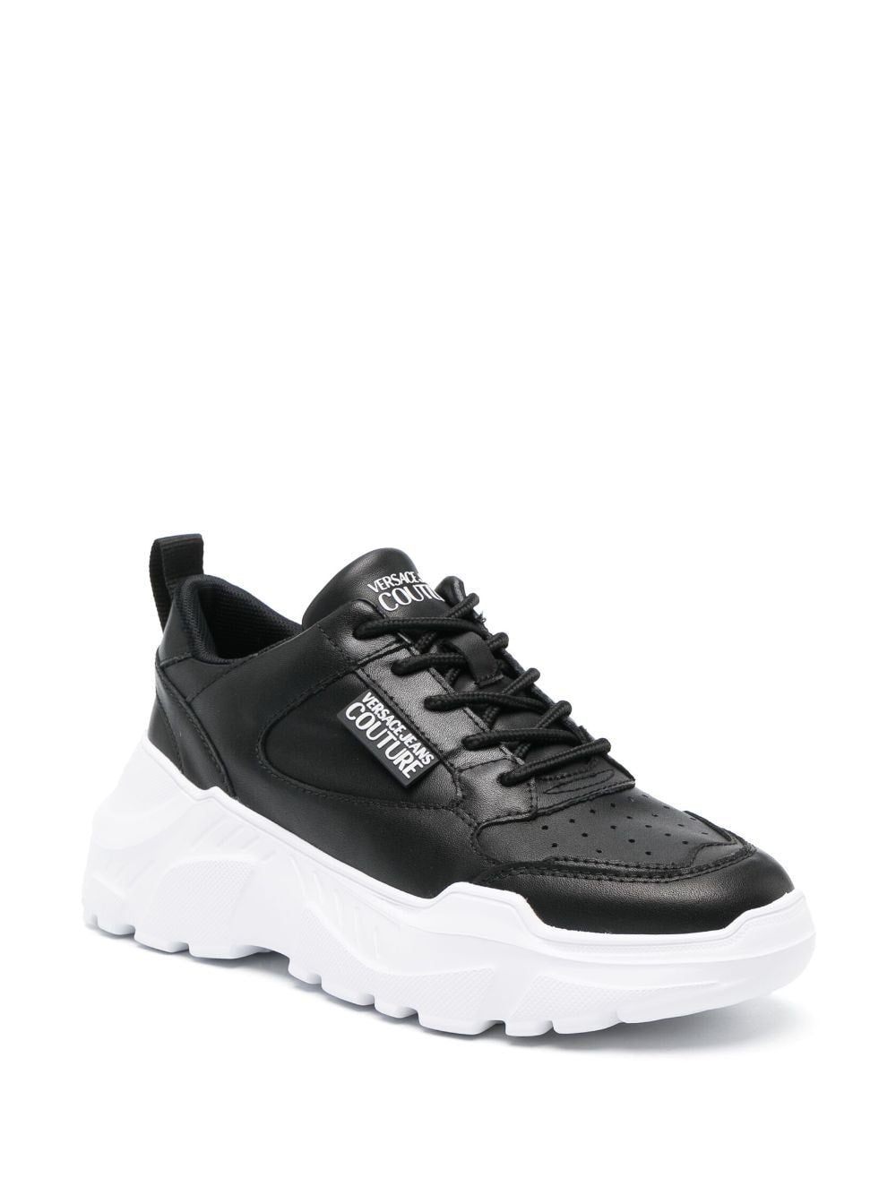 Versace Jeans Couture logo-patch low-top sneakers - Image 2