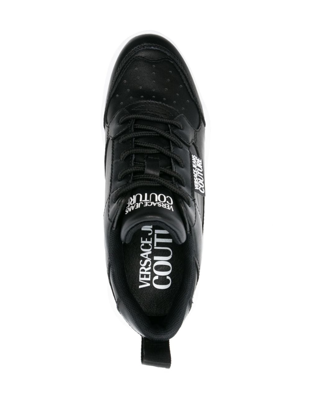 Versace Jeans Couture logo-patch low-top sneakers - Image 4