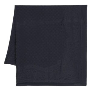 Moschino  monogram-jacquard silk scarf