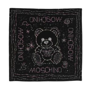 Moschino  Teddy Bear silk scarf