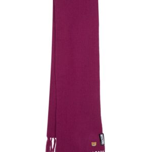 Moschino  Teddy Bear ribbed-knit scarf