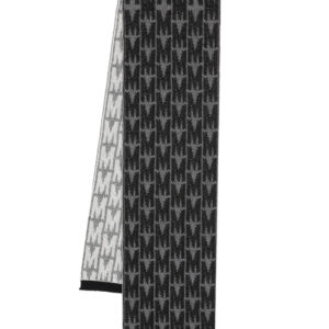 Moschino knitted monogram scarf