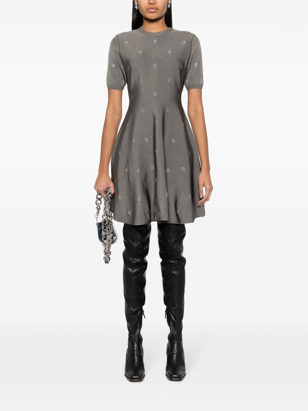 Givenchy 4G-motif flared minidress - Image 2