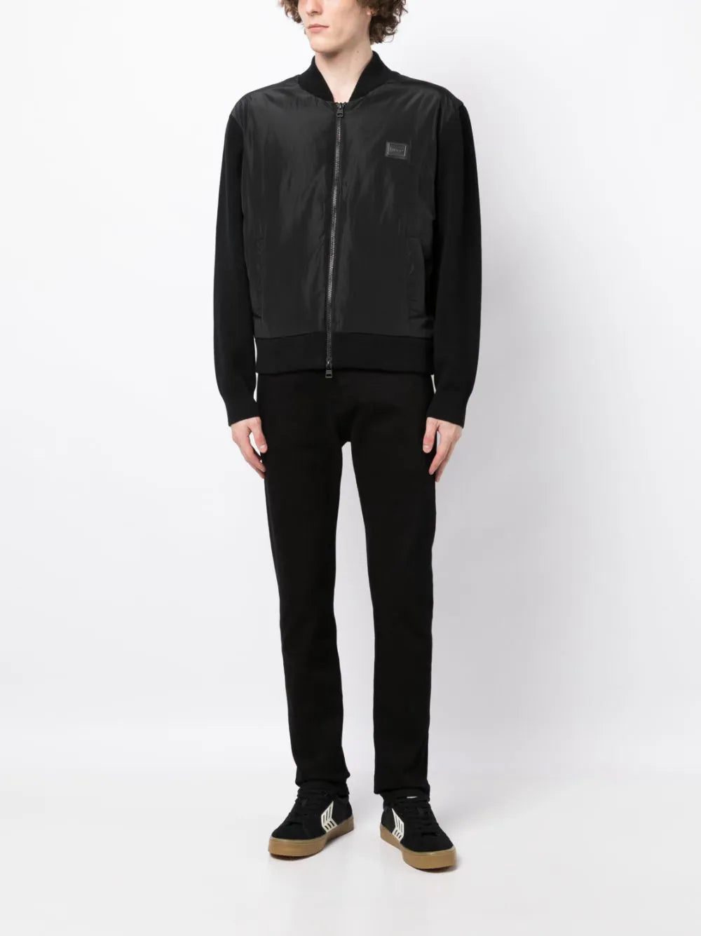 HUGO logo-patch bomber jacket - Image 2