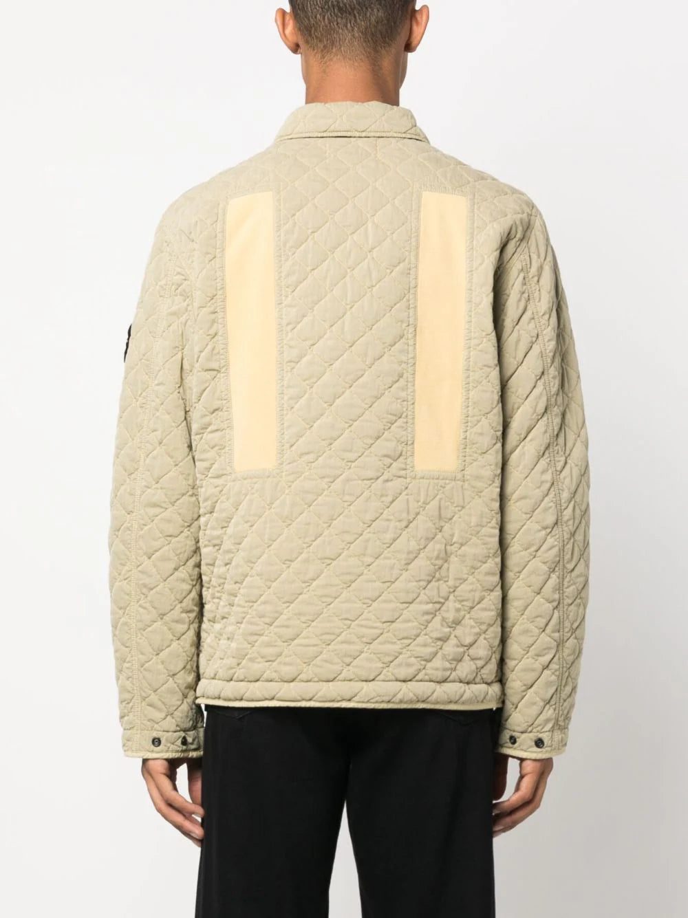 Stone Island quilted press-stud fastening bomber jacket - Image 4