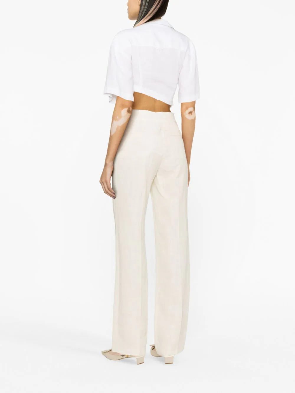 Jacquemus Ficelle linen-blend trousers - Image 3