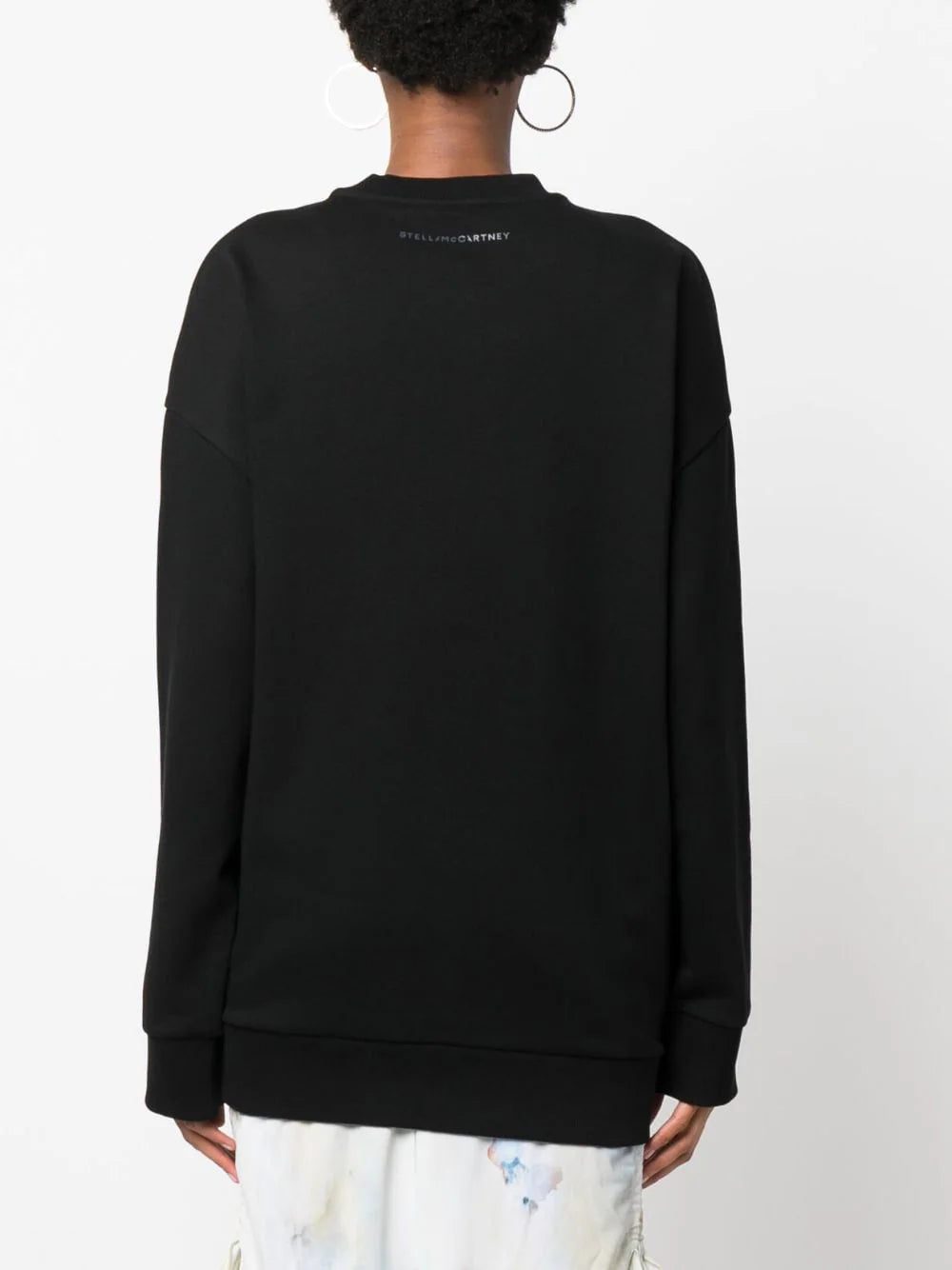Stella McCartney crystal-appliqué cotton sweatshirt - Image 4