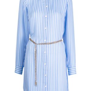 Michael Michael Kors striped belted shirt dress
