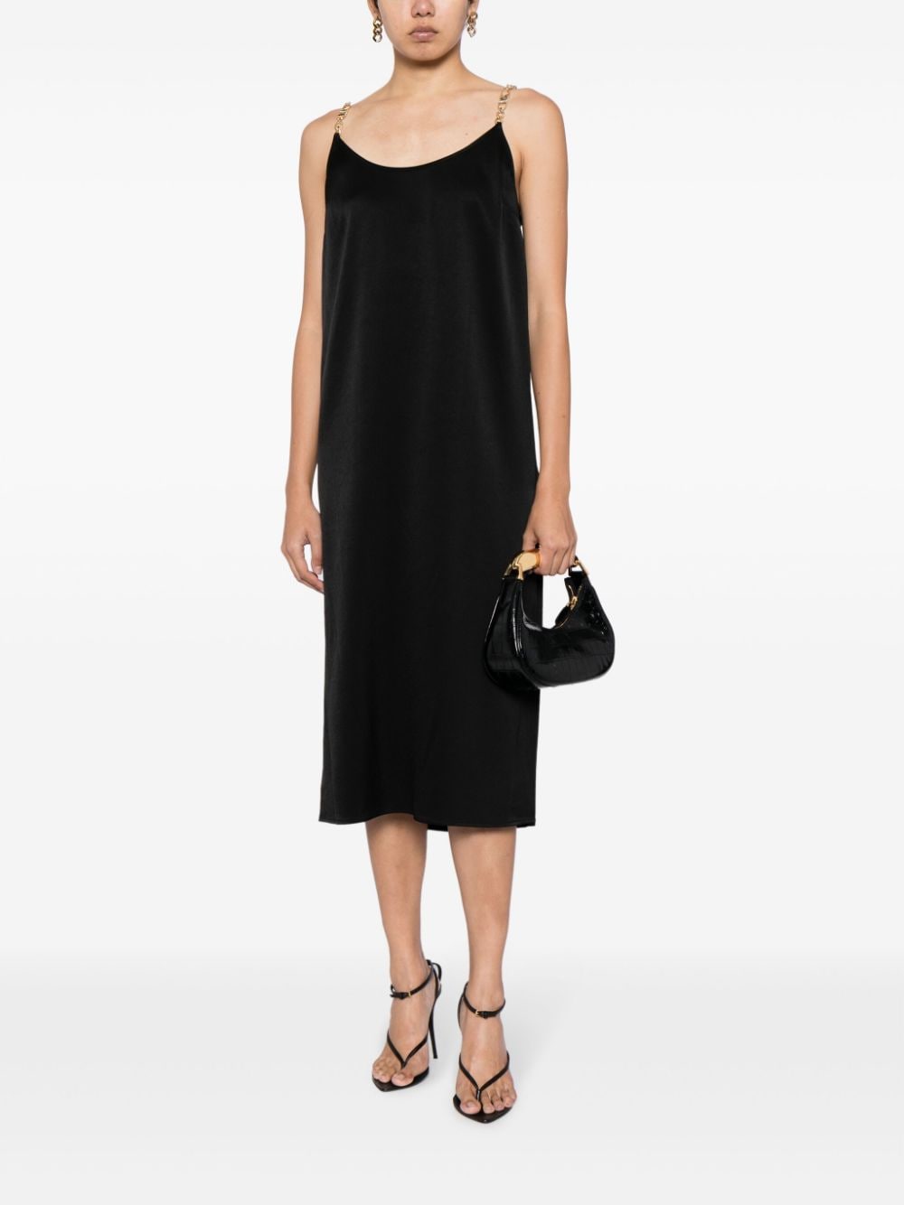 Michael Kors chain-link crepe midi dress - Image 2
