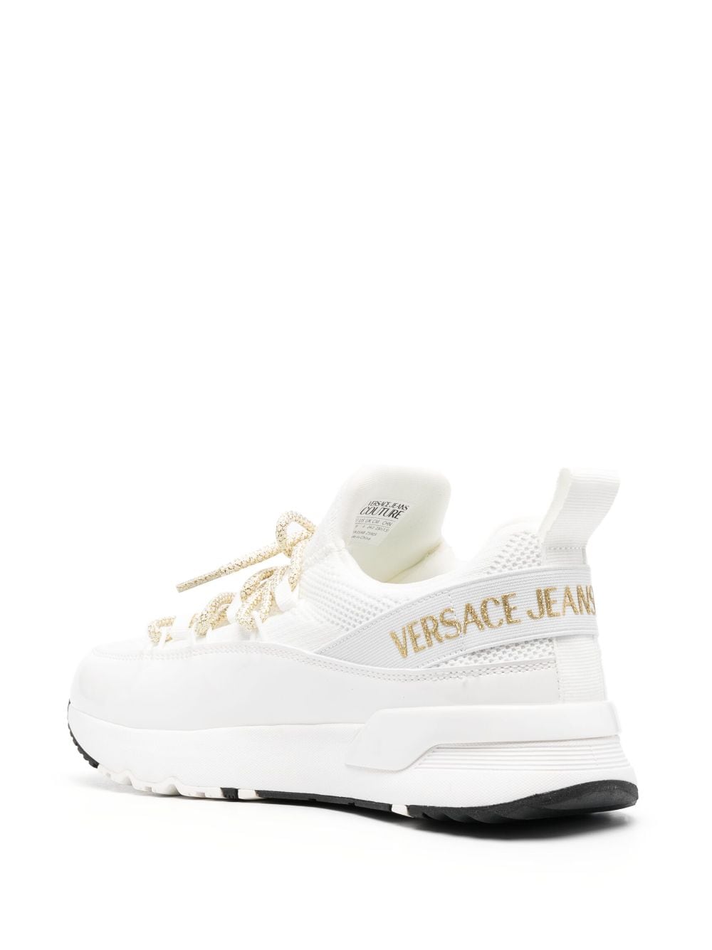 Versace Jeans Couture Dynamic logo-print leather sneakers - Image 3
