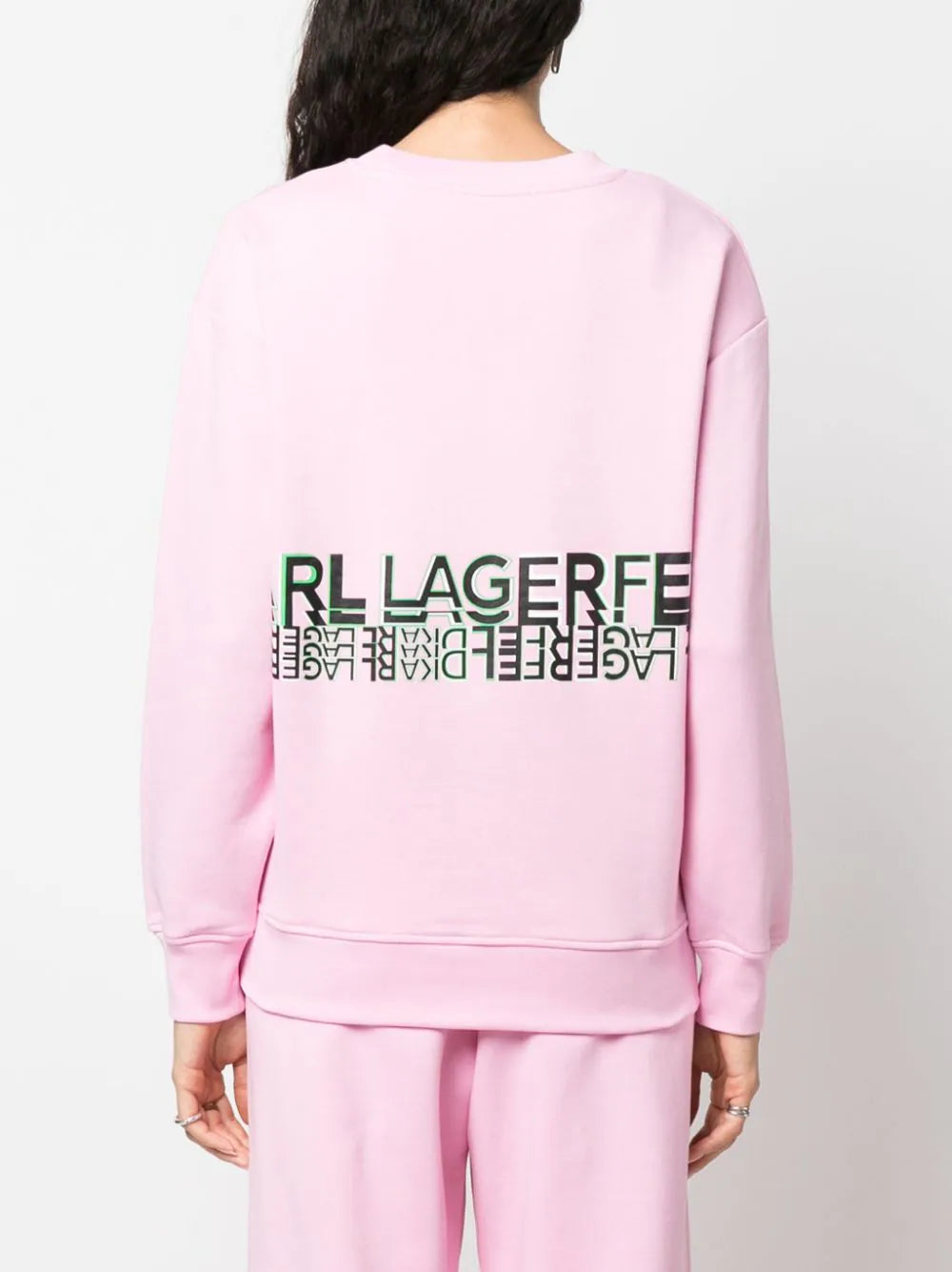 Karl Lagerfeld logo-print crew-neck sweatshirt - Image 4