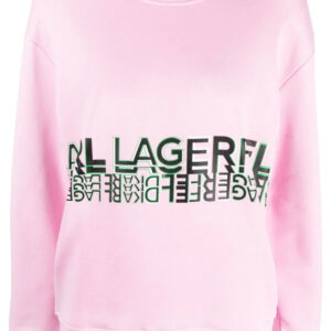 Karl Lagerfeld  logo-print crew-neck sweatshirt