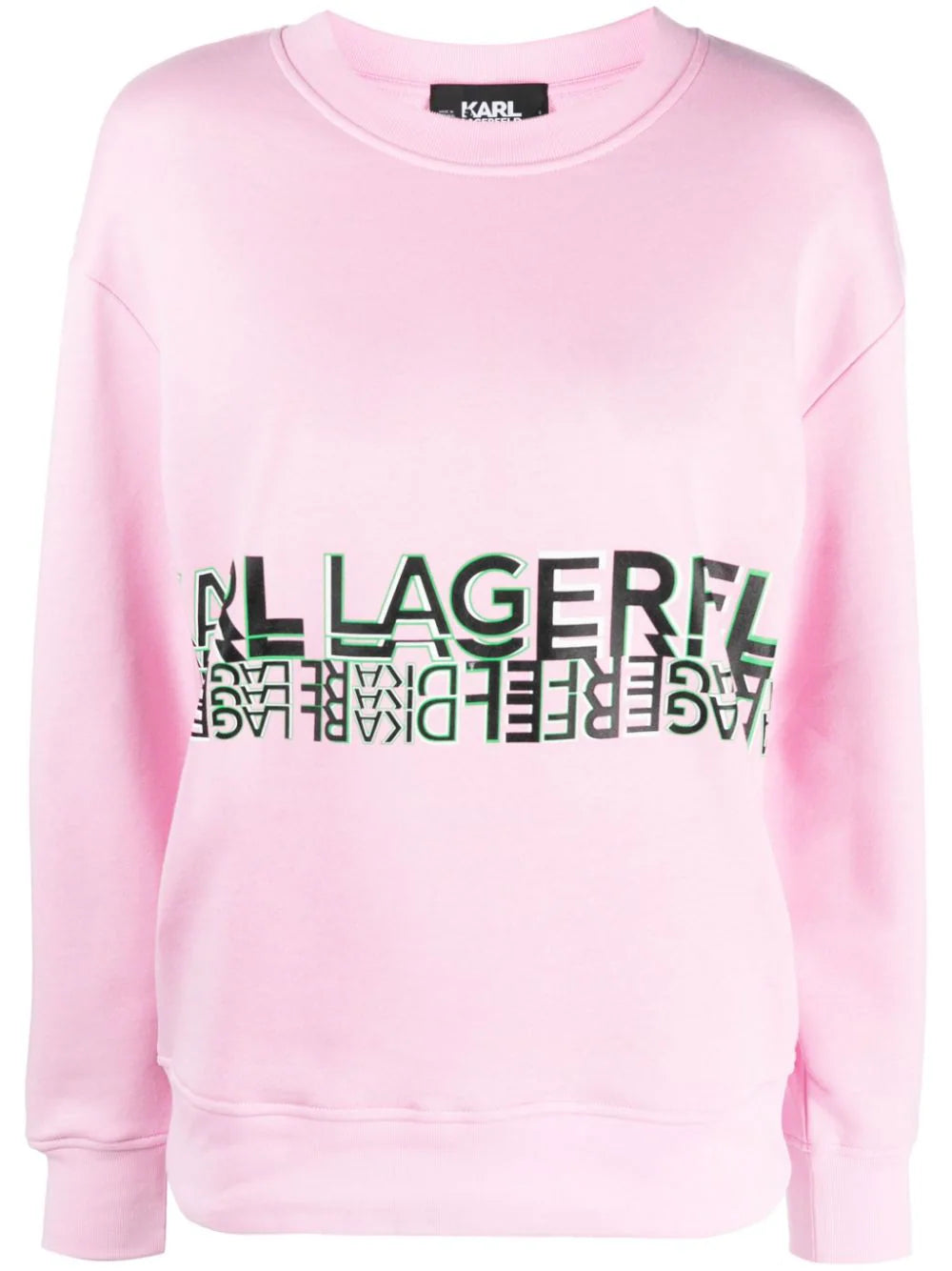 Karl Lagerfeld logo-print crew-neck sweatshirt