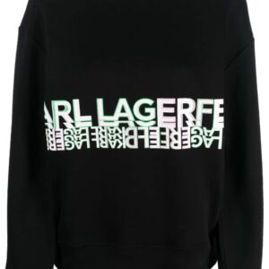 Karl Lagerfeld  logo-print crew-neck sweatshirt