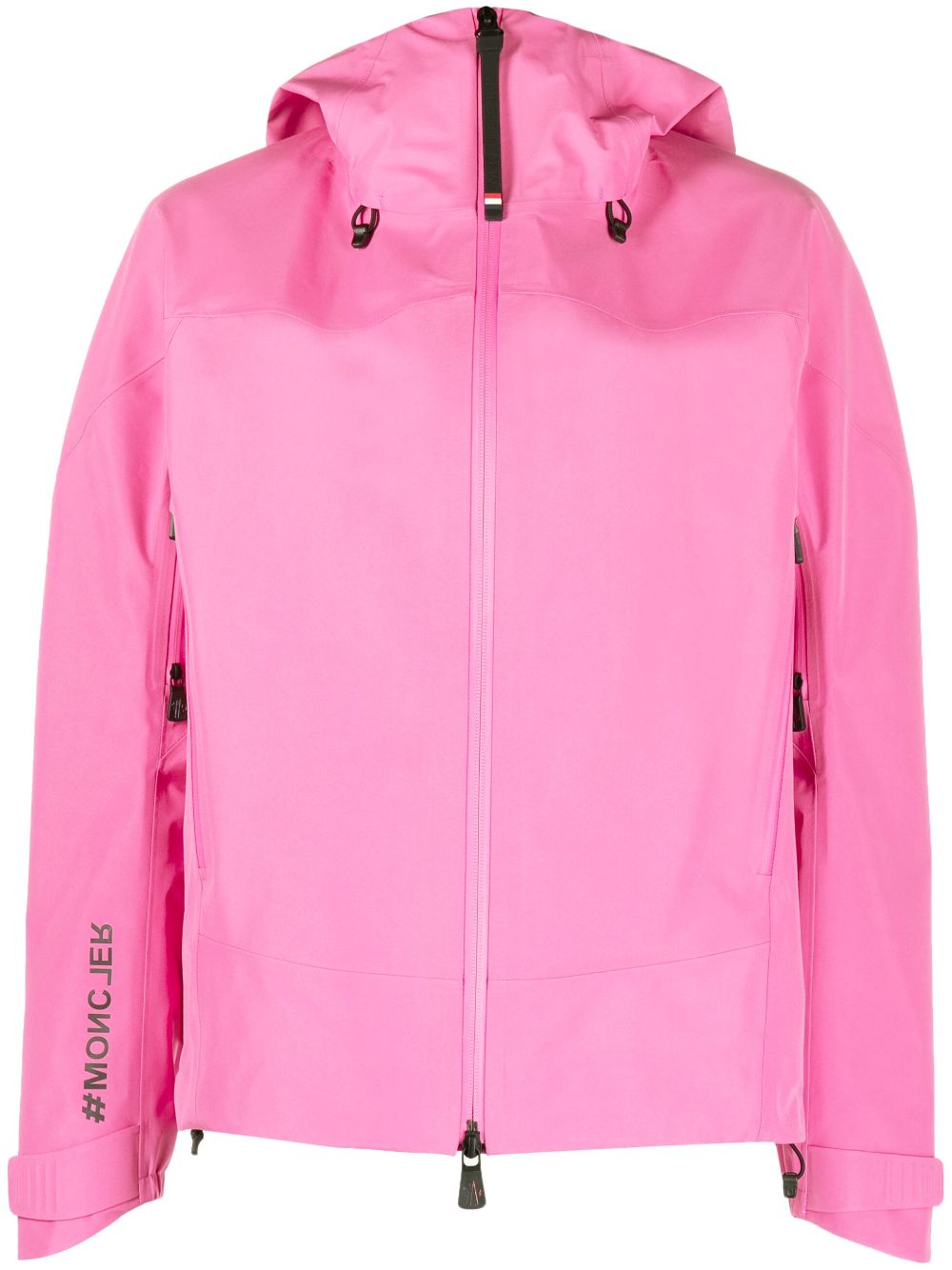 Moncler Grenoble zip-up hooded lightweight jacket