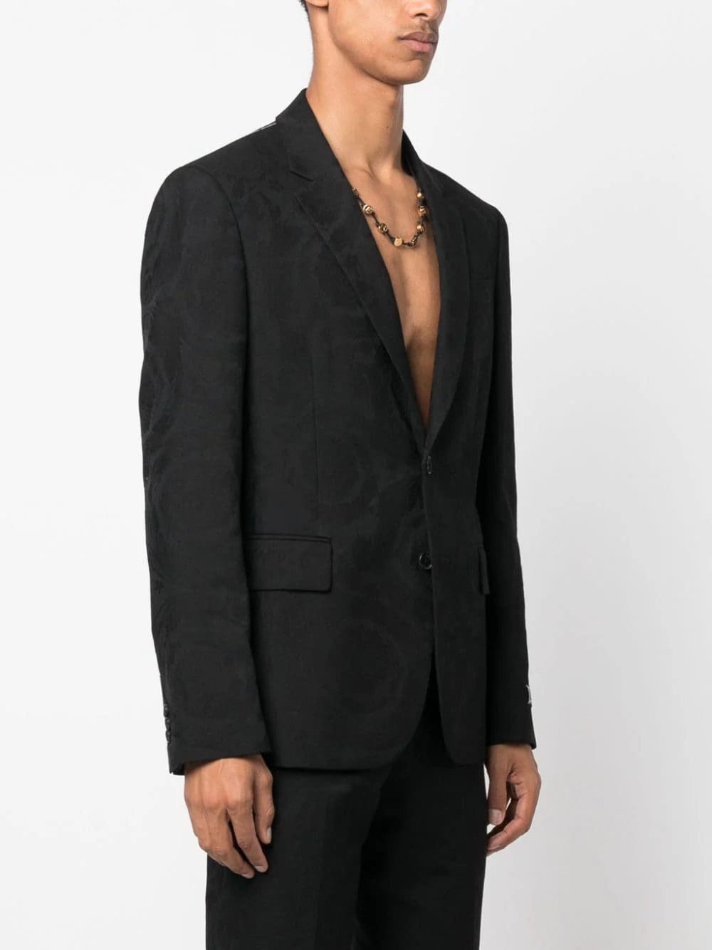 Versace Barocco Silhouette virgin wool blazer - Image 3