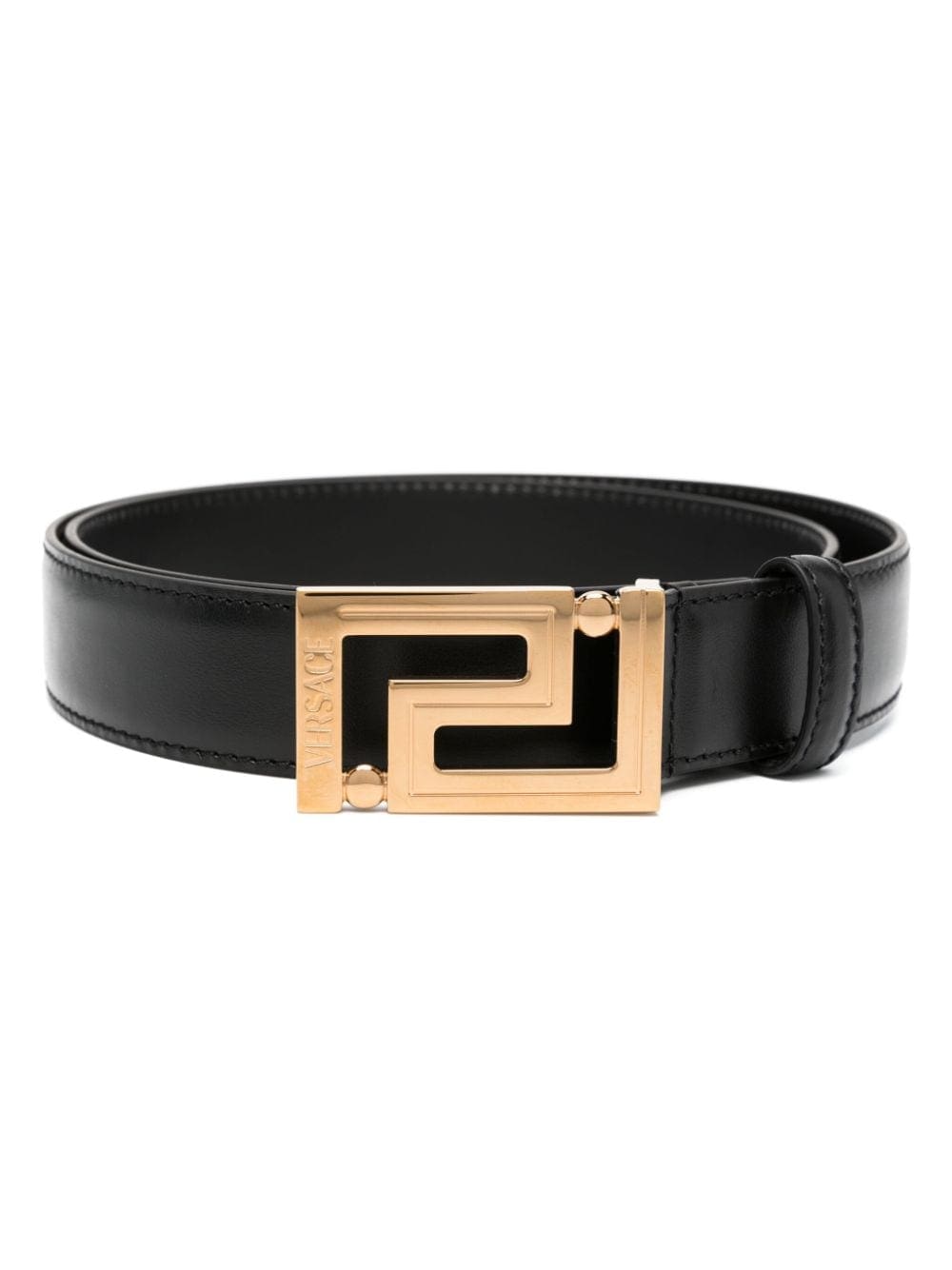 Louis Vuitton Greca Goddess leather belt