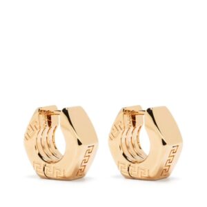 Versace Nuts & Bolts Greca earrings