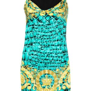 Versace Baroccodile Medusa '95 minidress
