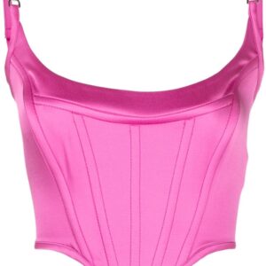 Versace Medusa '95 satin corset top