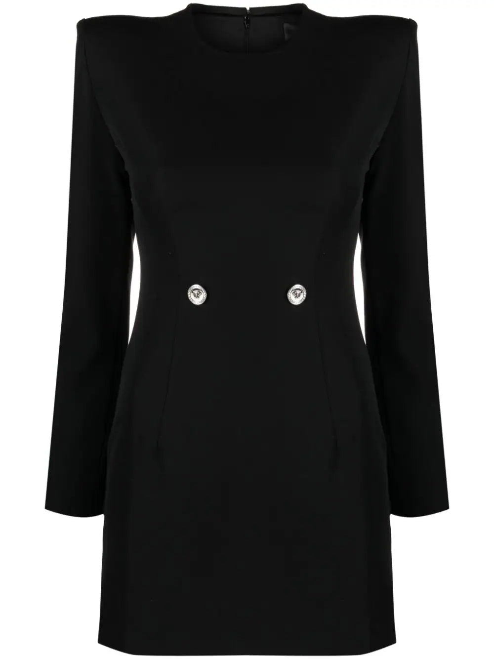 Versace Hourglass grain-de-poudre minidress