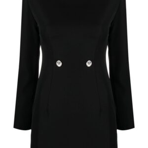 Versace Hourglass grain-de-poudre minidress