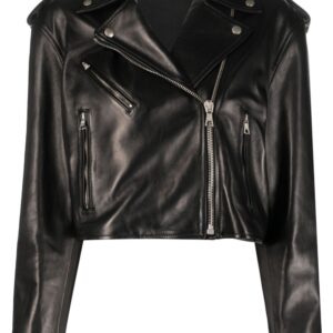 Palm Angels  zip-up leather jacket