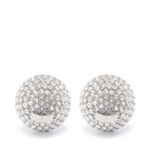 Versace Sphere crystal earrings