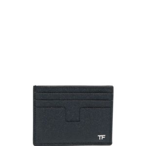 TOM FORD logo grained-leather cardholder