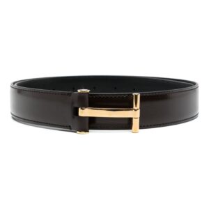 Louis Vuitton T-buckle leather belt