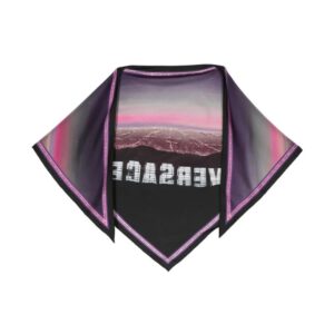Versace  graphic-print silk scarf