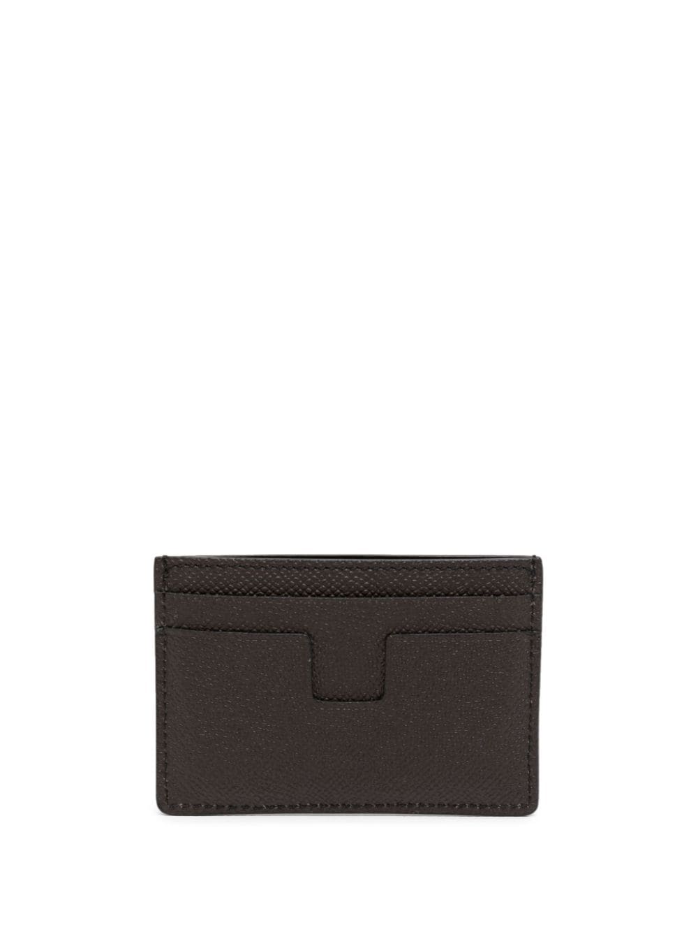 TOM FORD logo-plaque leather card holder - Image 2