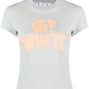 Off-White  logo-print cotton T-shirt