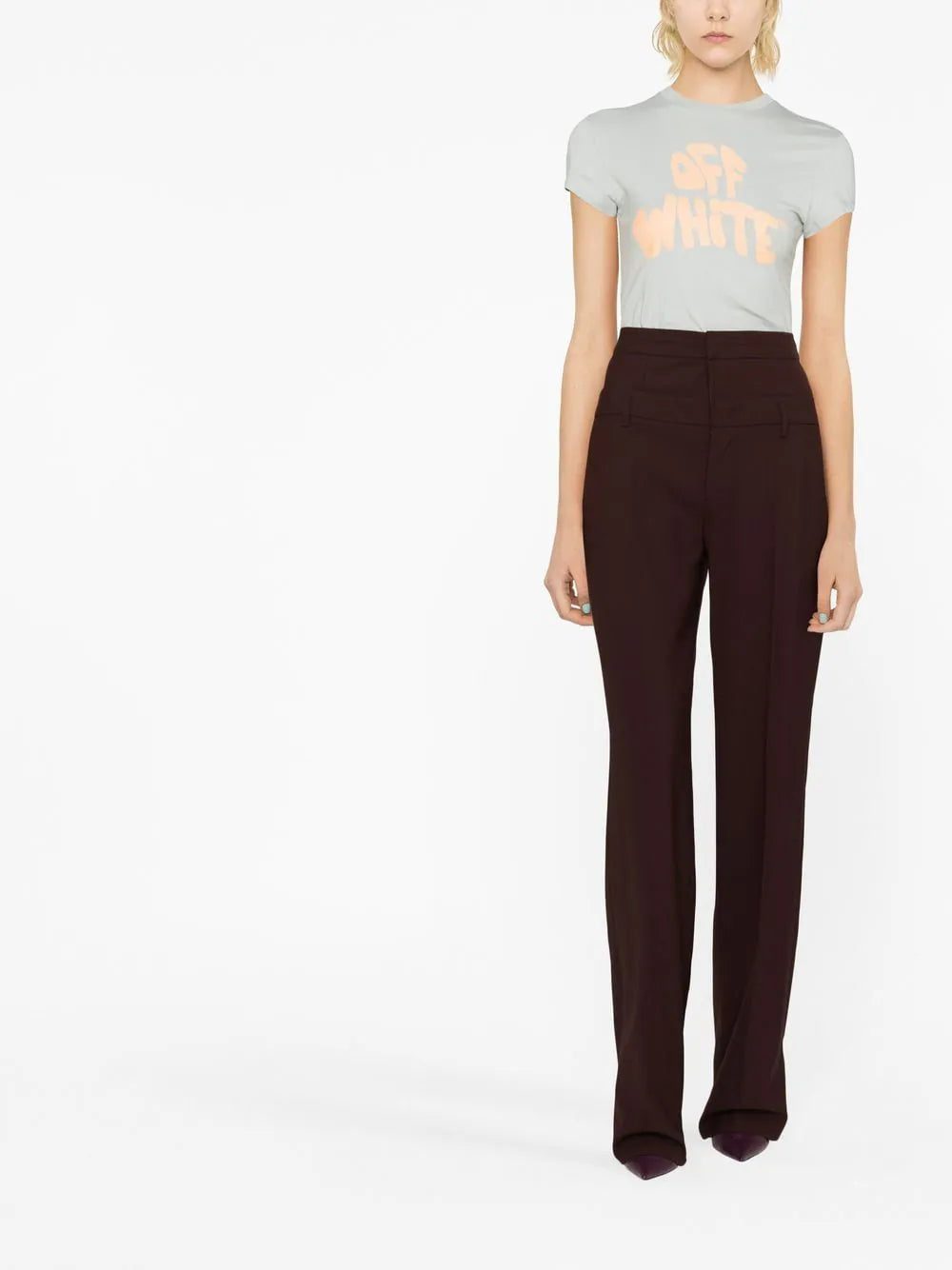 Off-White logo-print cotton T-shirt - Image 2