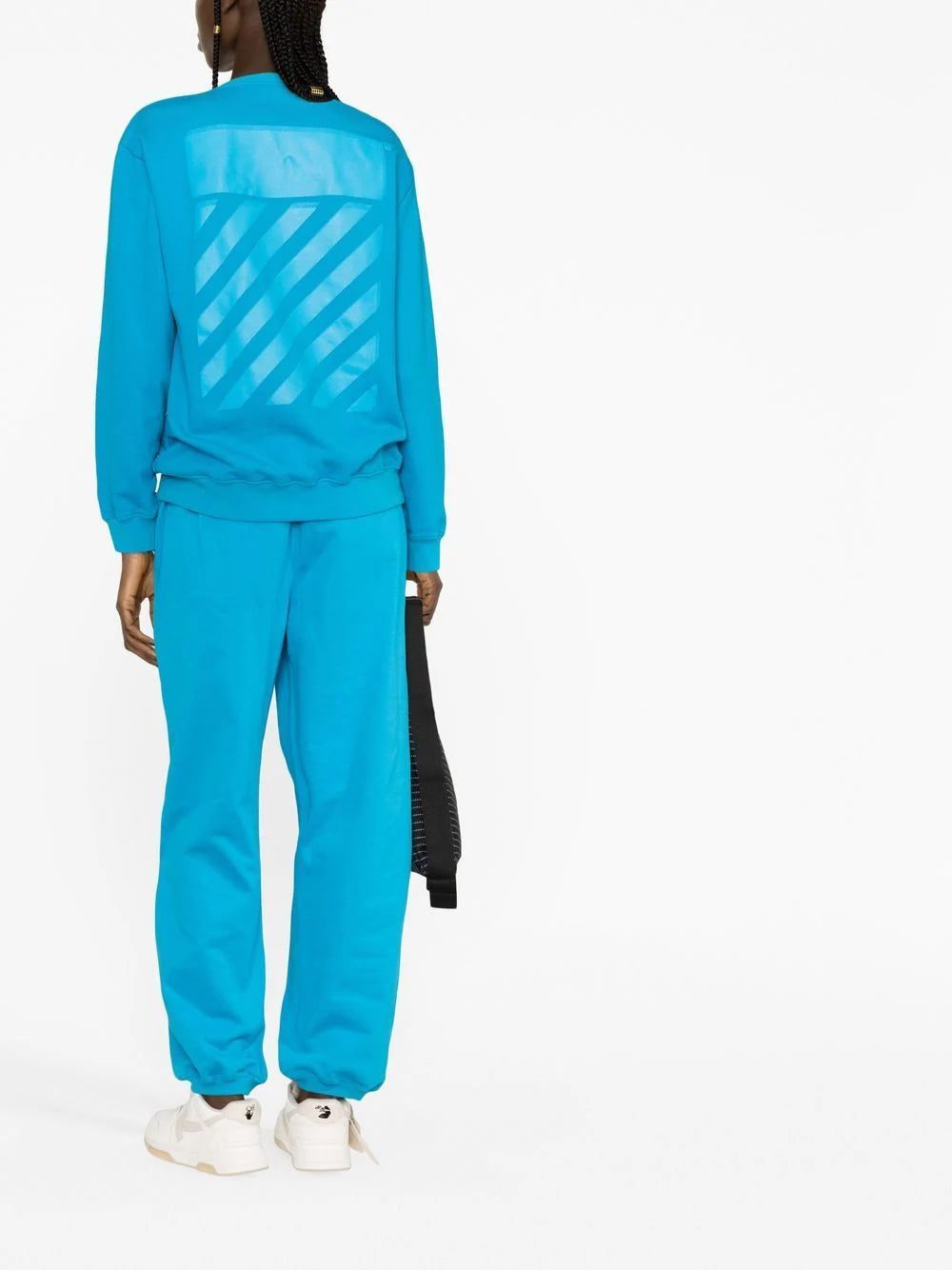 Off-White logo-embroidered cotton track pants - Image 2