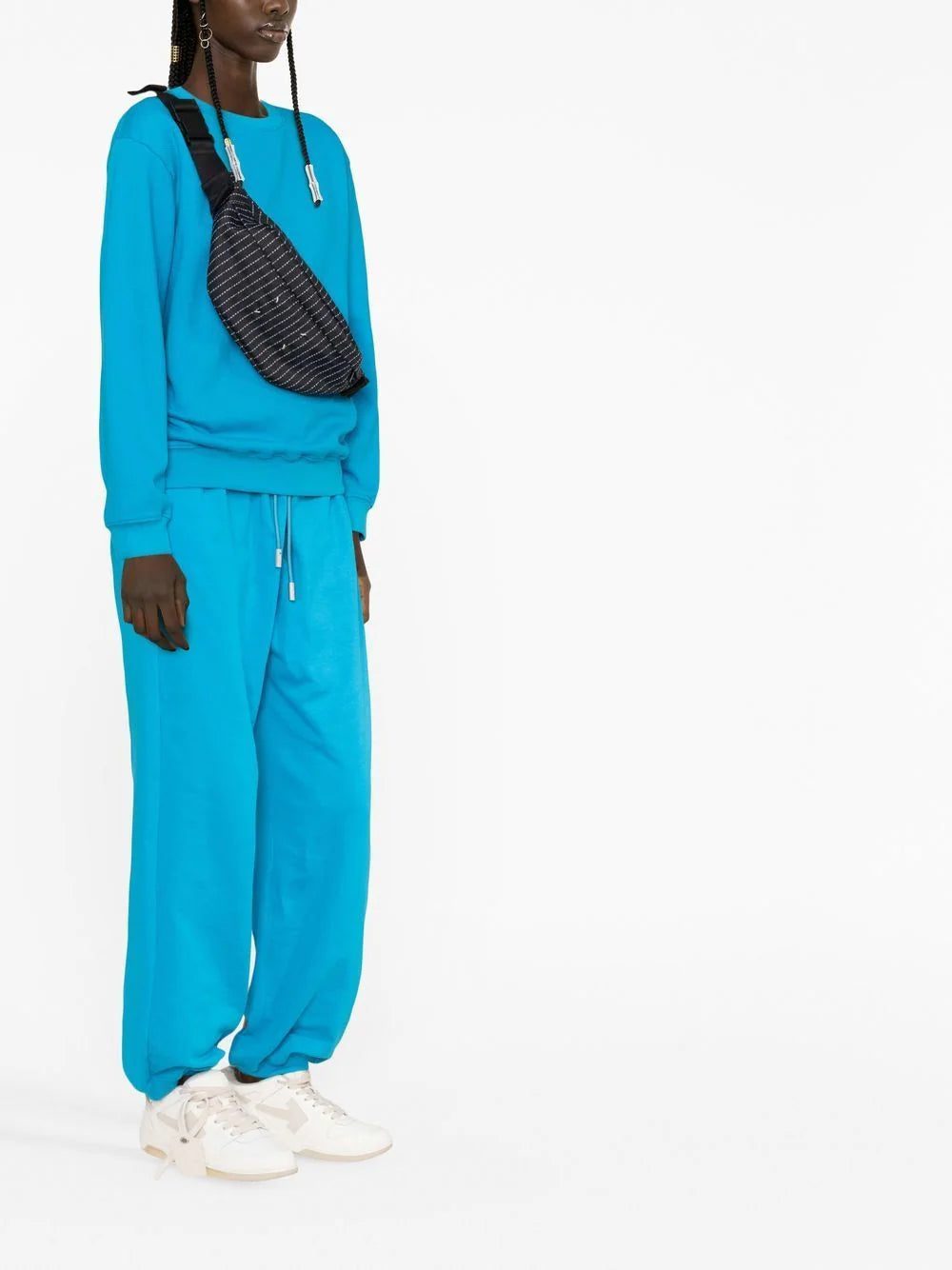 Off-White logo-embroidered cotton track pants - Image 4