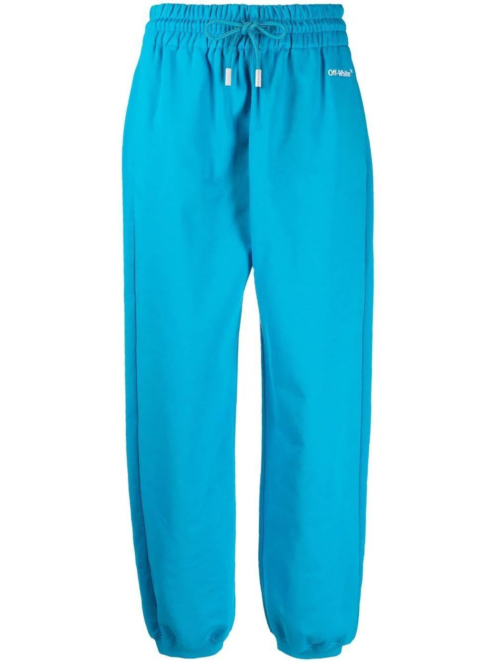 Off-White logo-embroidered cotton track pants