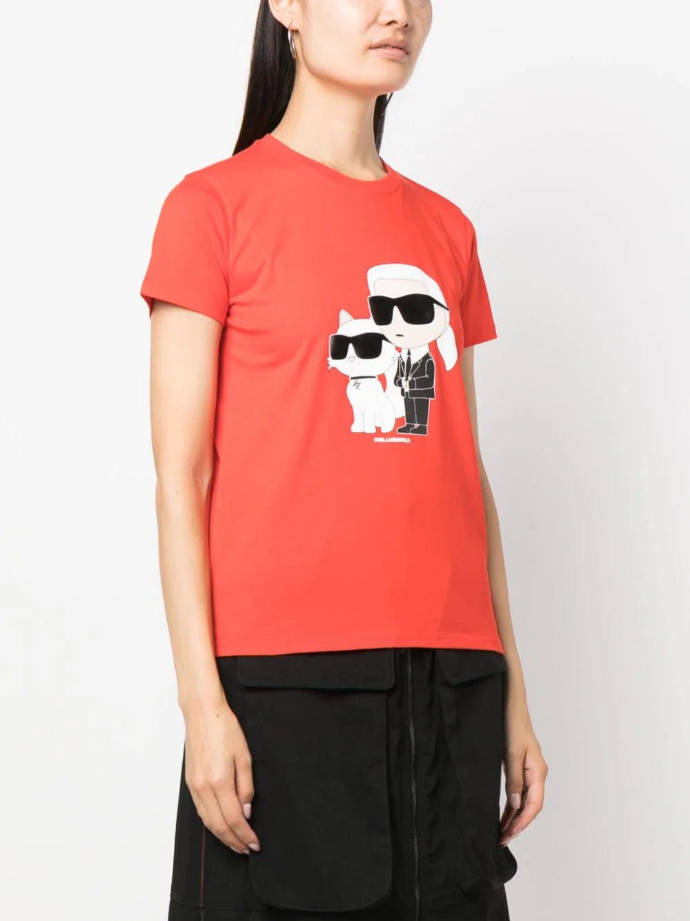Karl Lagerfeld Mini Karl print T-shirt - Image 3