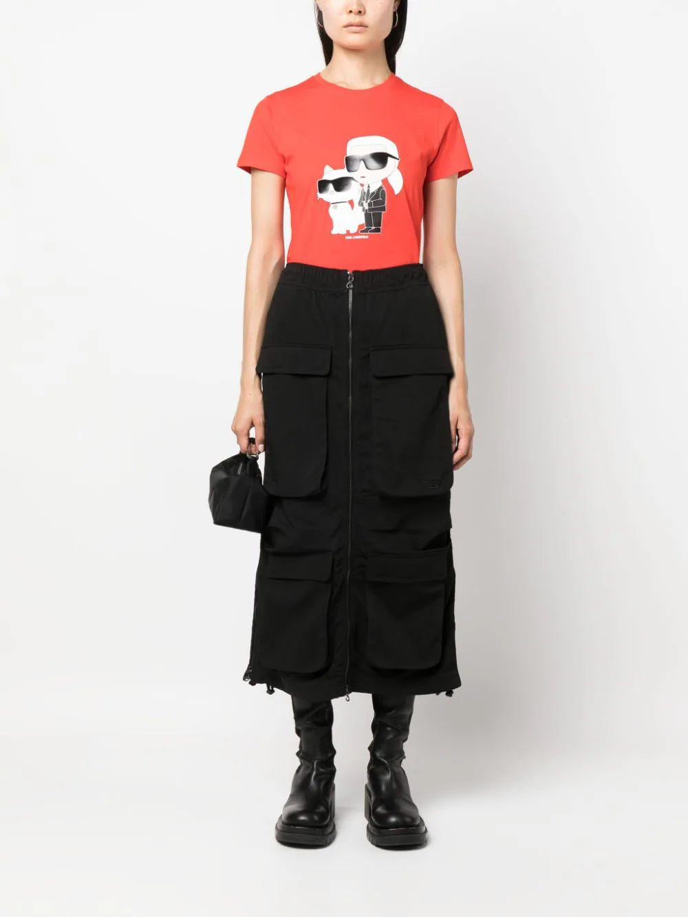 Karl Lagerfeld Mini Karl print T-shirt - Image 2