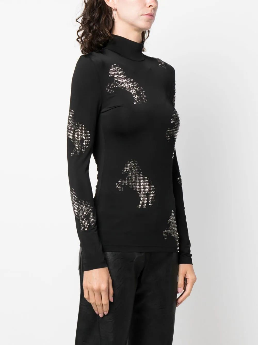 Stella McCartney stud-embellished horse-motif top - Image 3