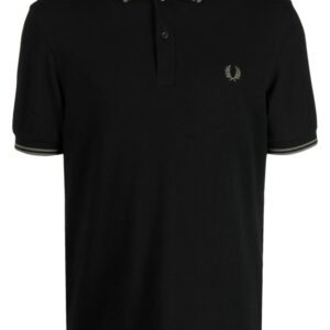 Fred Perry contrast-trim cotton polo shirt