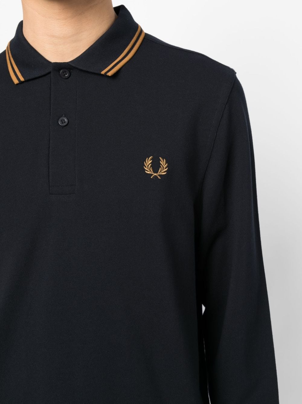 Fred Perry logo-embroidered cotton polo shirt - Image 5