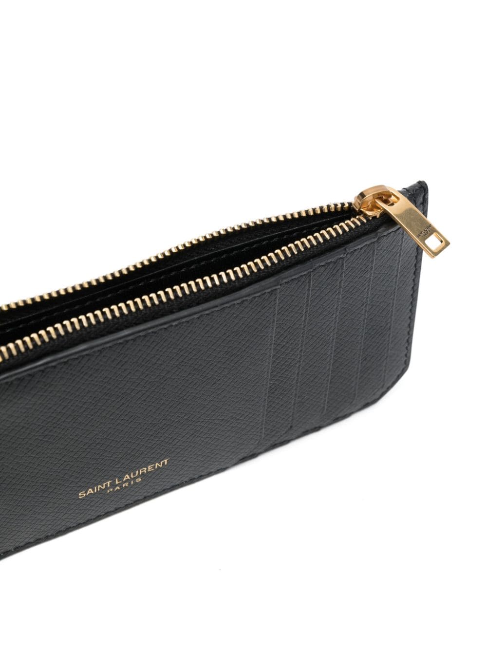 Saint Laurent logo-stamp leather cardholder - Image 3