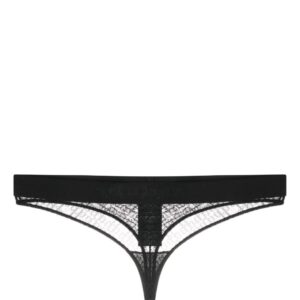 Palm Angels  logo-waistband lace thong